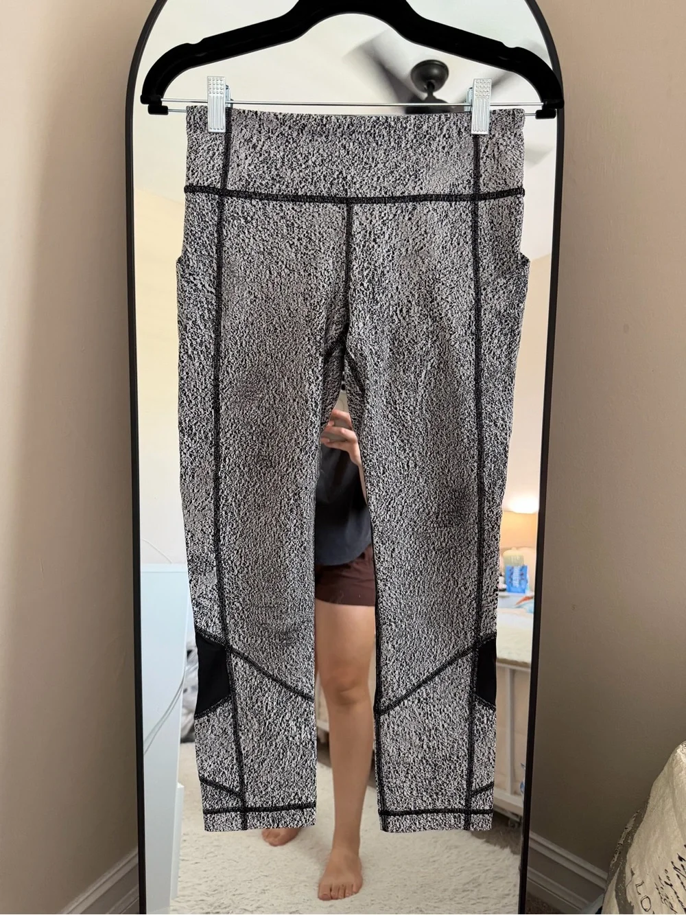 lululemon athletica Black and White Patterned Leggings